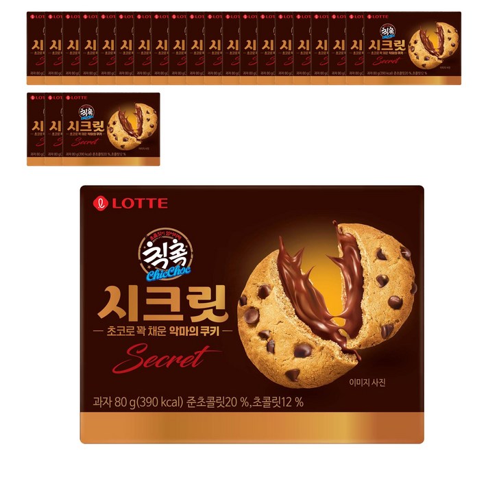 롯데제과 칙촉 시크릿 24p, 1920g, 1개
