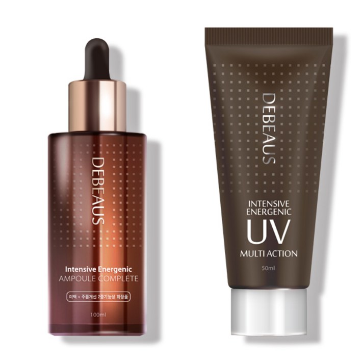 디뷰스 인텐시브 에너제닉 앰플 컴플리트 100ml + 유브이 멀티 액션 선크림 50ml, 1세트