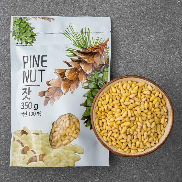 산들 국산 잣, 350g, 1개