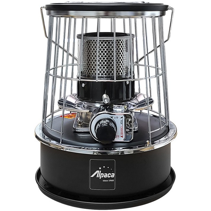 알파카 캠핑 석유히터 세라믹 블랙, TS-77S 콤팩트