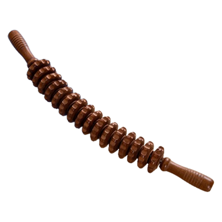 모두의시작 원목 나무 마사지 롤러 51cm, 브라운, 1개 모두의시작 원목 나무 마사지 롤러 51cm, 브라운, 1개
