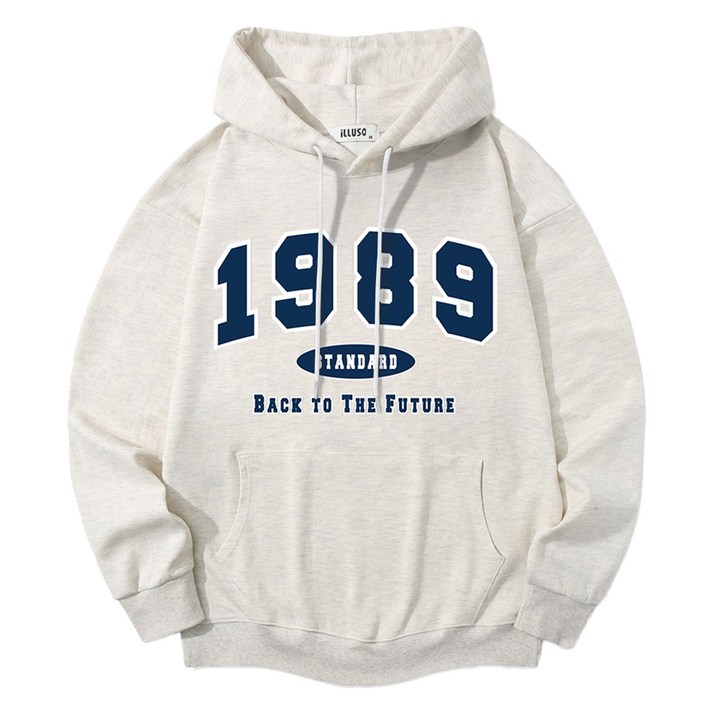 일루소 남녀공용 소프트 특양면 1989스탠다드 후드티