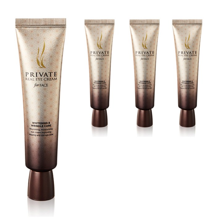 A.H.C 프라이빗 리얼 포 페이스 아이크림, 30ml, 4개입