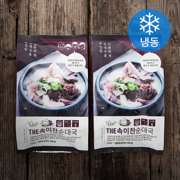 돈트리 THE 속이찬 순대국 (냉동), 620g, 2개