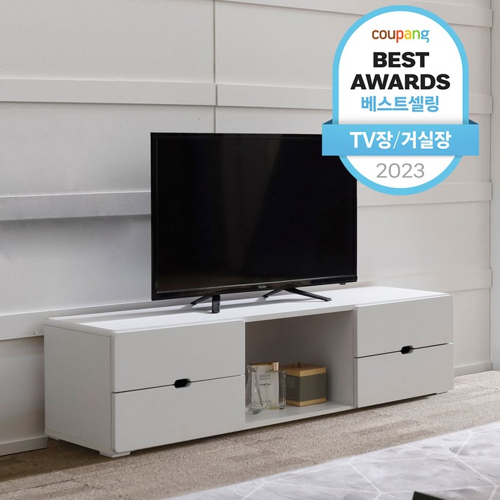 
                                                        제이디퍼니처 레미 1200 거실장, 화이트
                                                    