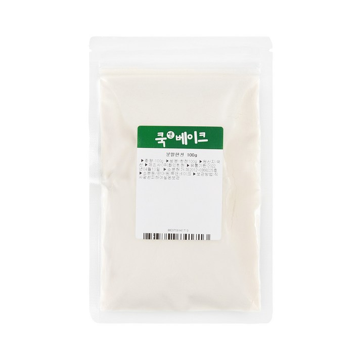 쿡앤베이크 분말 한천, 100g, 1개