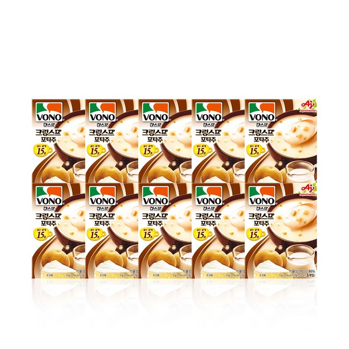 보노스프 크림스프 포타주 분말스프 3p, 51g, 10개입