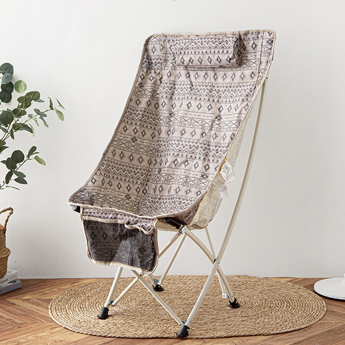 
                                                        [쿠팡수입] 아웃도어 포레스트 릴렉스 캠핑 체어 + 헤드 쿠션, 다크 베이지, 1개
                                                    