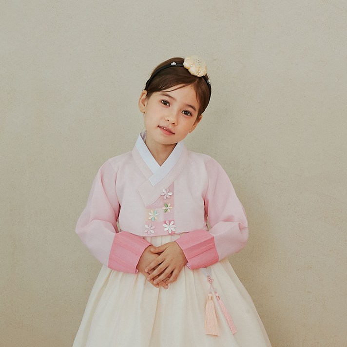 하랑한복 여아용 소리랑 한복세트 + 복주머니 랜덤 발송