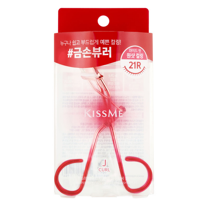  키스미 퍼펙트 투 핸들 아이래시 컬러 뷰러, 1개, 혼합색상 
