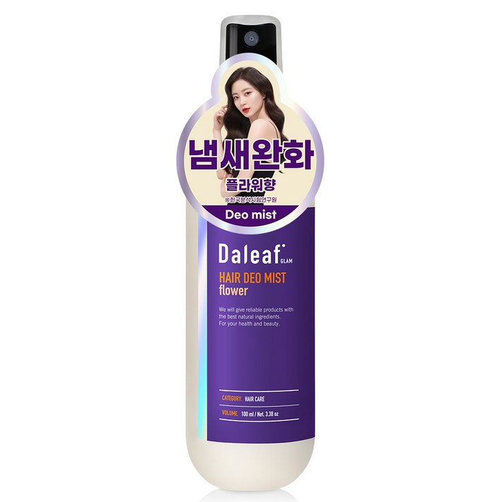 달리프 글램 플라워향 헤어 데오 미스트, 100ml, 1개