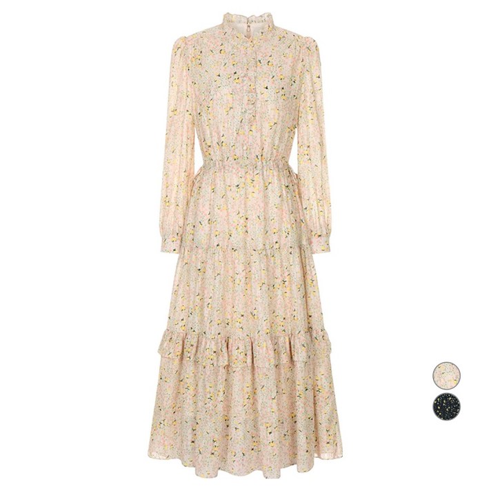 올리브데올리브 여성용 프린트쉬폰원피스