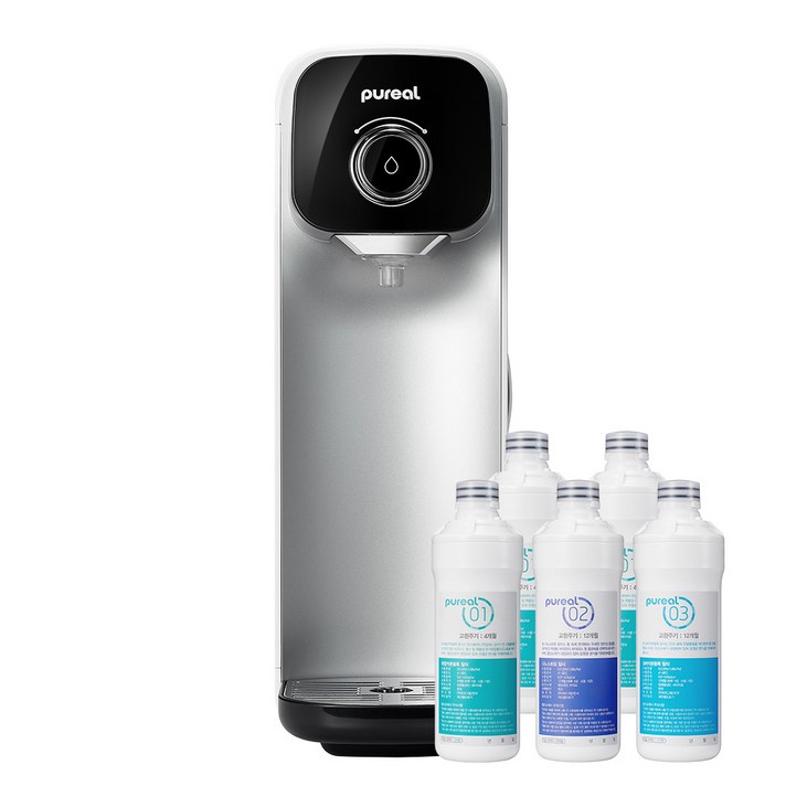  퓨리얼 직수형 정수기 PPA-100 + 필터세트 방문설치, PPA-100 (블랙) 