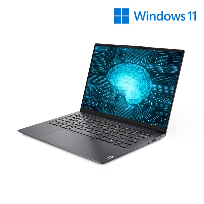 레노버 2020 YOGA Slim7 Pro 14, 슬레이트 그레이, 라이젠5 3세대, 512GB, 8GB, WIN10 Home, 82LA001KKR