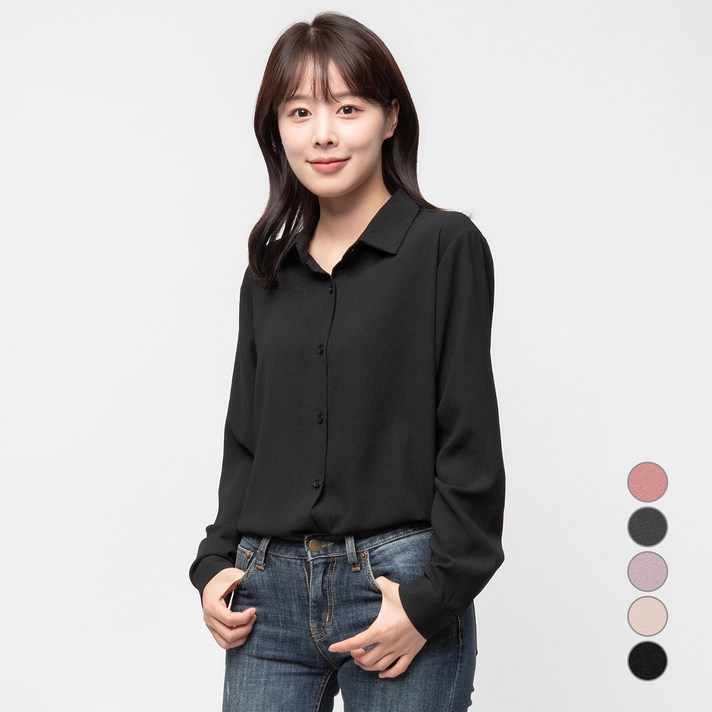 
                                                        캐럿 여성 베이직 셔츠 블라우스
                                                    