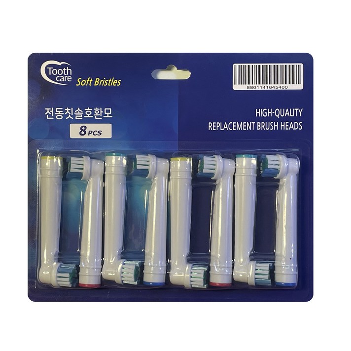 Toothcare 오랄비 전동칫솔 리필호환모 8p