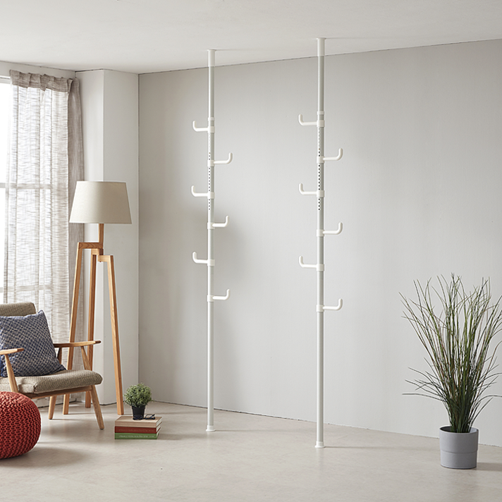  행거전문가 스미스 폴행거 2P, 화이트 