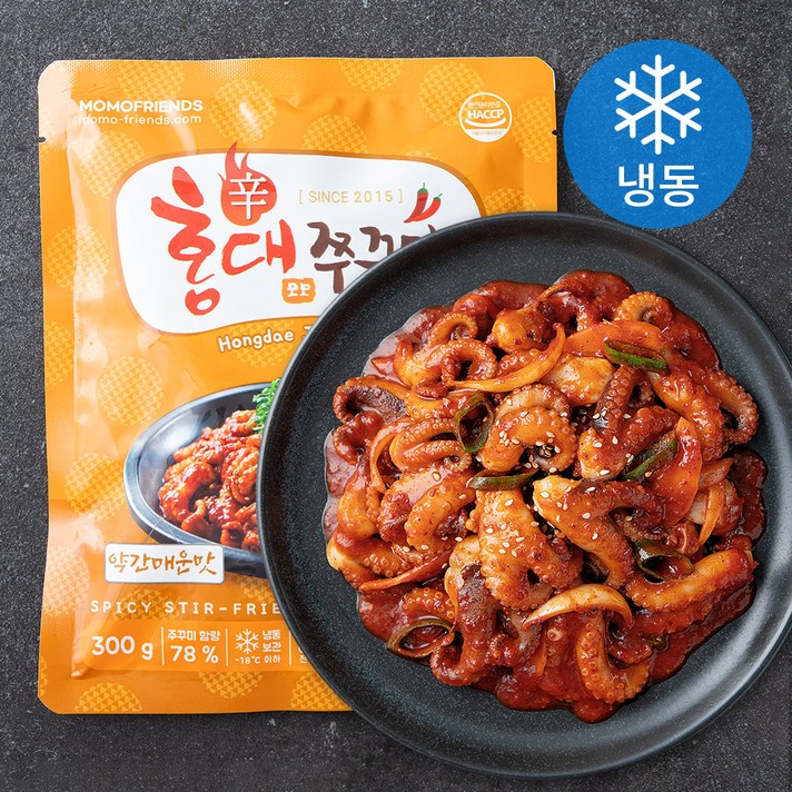 
                                                        모모프렌즈 홍대쭈꾸미 약간매운맛 (냉동), 300g, 1개
                                                    