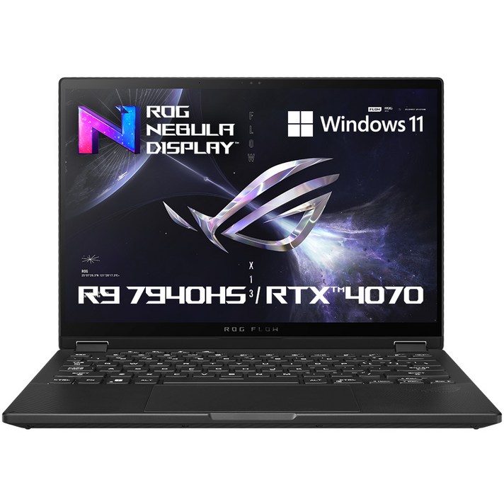  에이수스 ROG 플로우 X13 라이젠9 라이젠 7000 시리즈 지포스 RTX 4070, Off Black, 1TB, 32GB, WIN11 Home, GV302XI-MU002W 