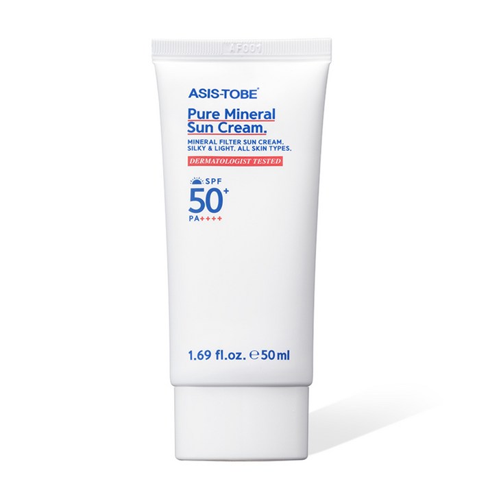 애즈이즈투비 퓨어 미네랄 선크림 SPF50+ PA++++, 1개, 50ml