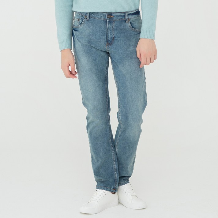 캐럿 남성용 스트레이트 청바지
