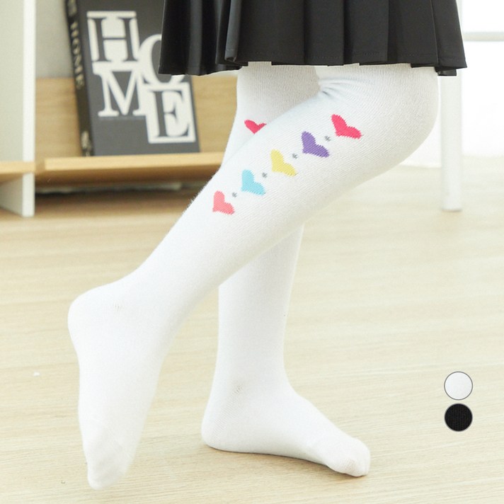 롤리트리 여아용 러블리 하트 타이즈