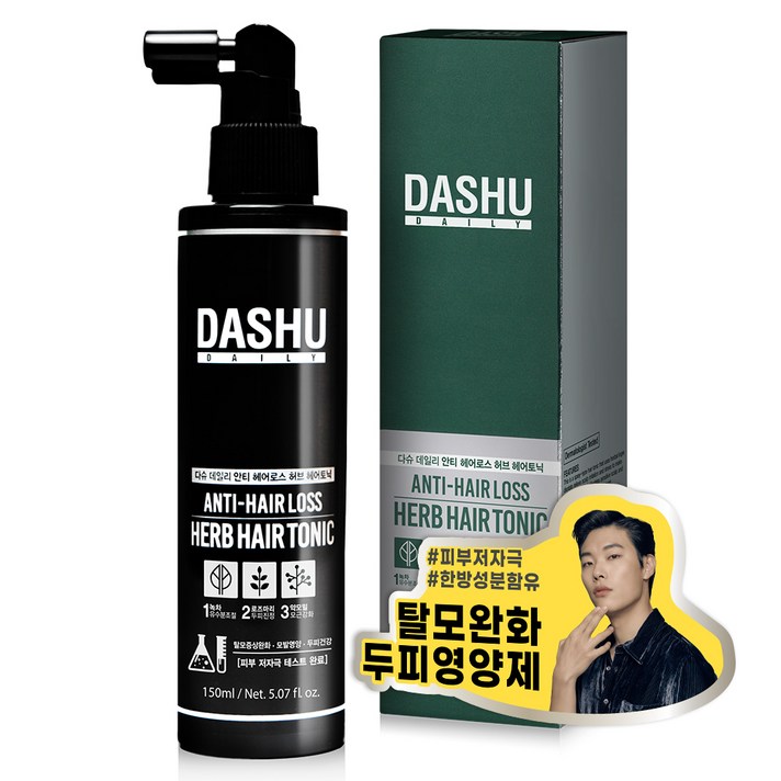다슈 데일리 안티 헤어로스 허브 헤어토닉, 150ml, 1개