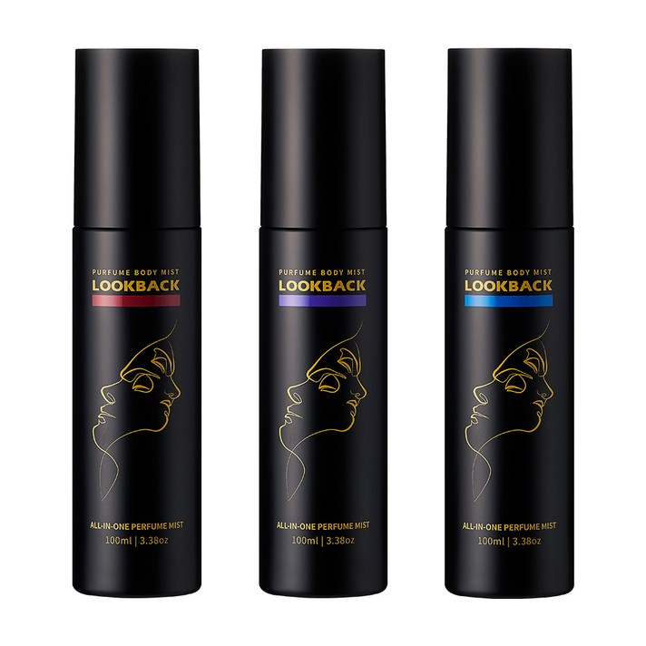 룩백 퍼퓸 바디 미스트 3종