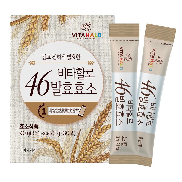 비타할로 46발효효소, 3g, 30입