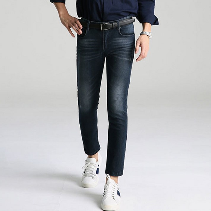 업클라스 남성용 마일드 워싱 청바지 a052