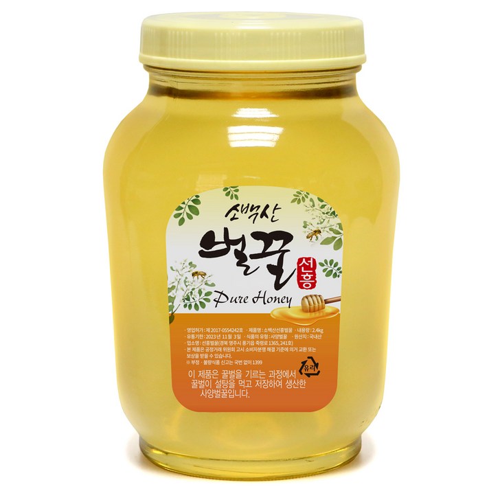 소백산 선흥 사양 벌꿀, 2.4kg, 1개