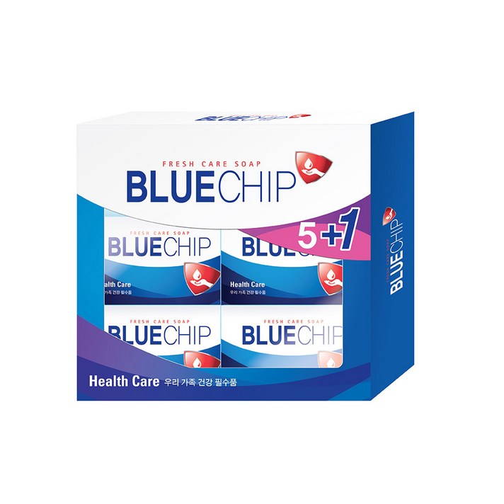 블루칩 헬스케어 비누, 100g, 6개입