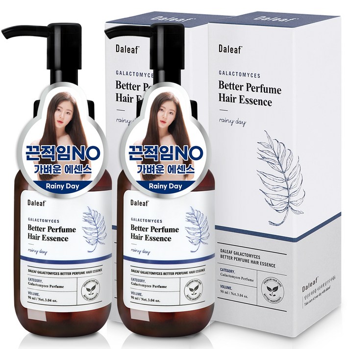 달리프 갈락토미세스 베러 퍼퓸 헤어 에센스 레이니데이향, 90ml, 2개