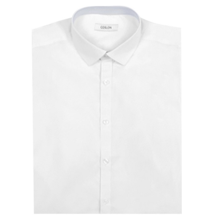 COSLON 남성용 슬림 스판 긴팔셔츠