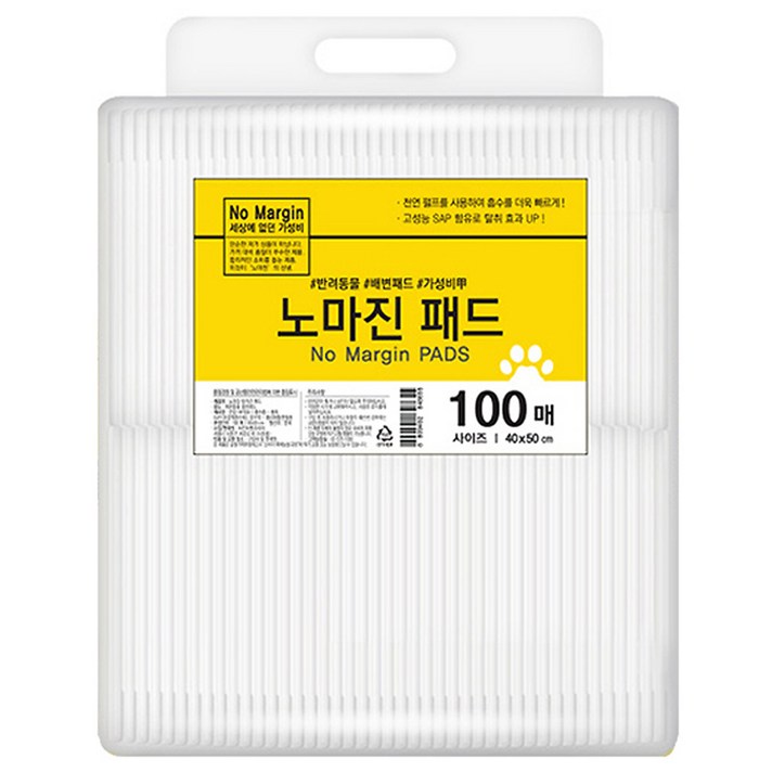 노마진 반려견 배변패드 100매입, 1개