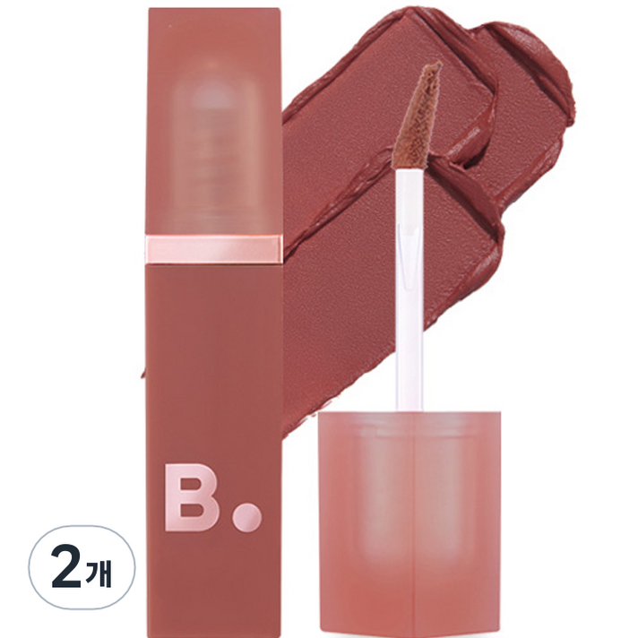 바닐라코 쉬어 벨벳 베일 립틴트 PP02, 피그 모브, 4.2g, 2개
