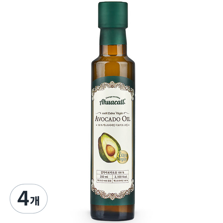  보뚜 아후카틀 엑스트라버진 아보카도오일, 250ml, 4개 