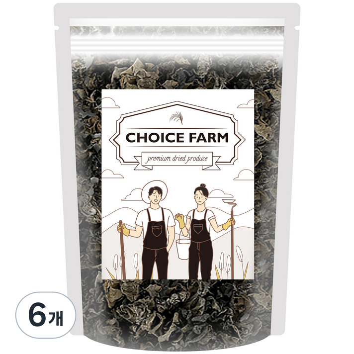 초이스팜 건목이 버섯, 70g, 6개