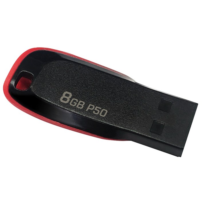 플레이고 P50 초경량 USB 메모리 단자노출형 2840, 8GB