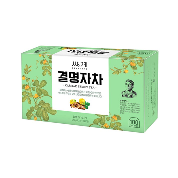 쌍계명차 결명자차 티백, 1.2g, 100개