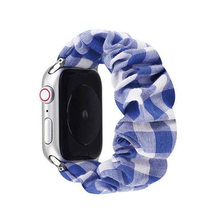 코쿼드 애플워치 6 5 4 3 2 SE 곱창밴드 스크런치 스트랩 밴드 38/40mm, 025