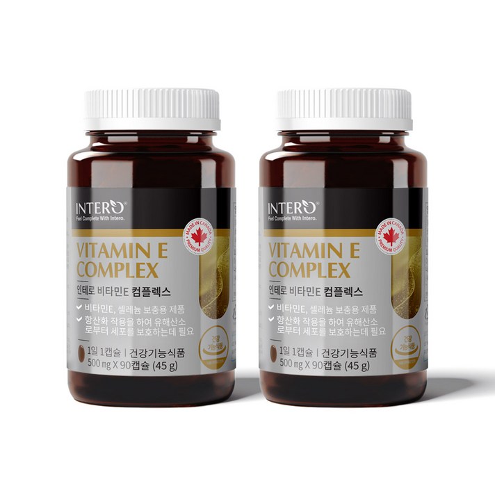 인테로 비타민E 컴플렉스, 90정, 2개