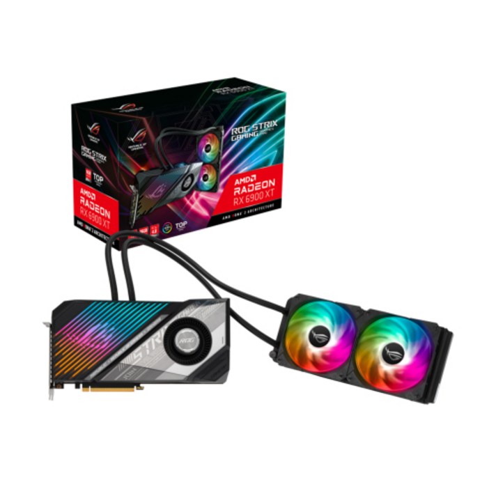 ASUS ROG STRIX LC 라데온 RX 6900 XT T16G GAMING D6 16GB 대원CTS, ROG-STRIX-RX6900XT-T16G-GAMING