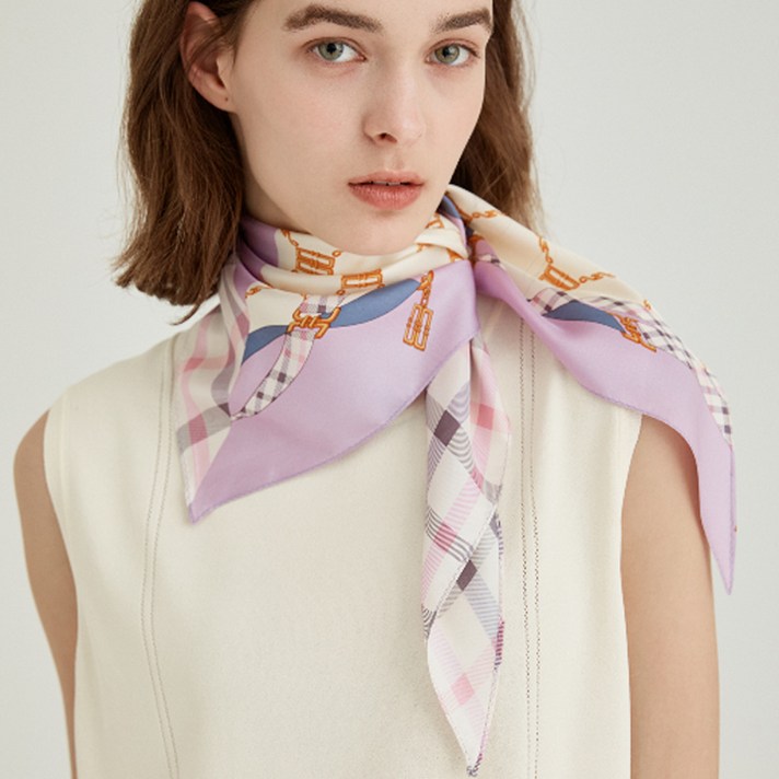 닥스여성 프린트 실크 스카프 DLSC1C391