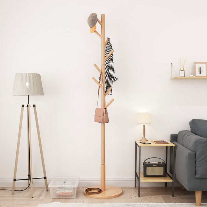  소하임 원목 홀 스탠드 행거 