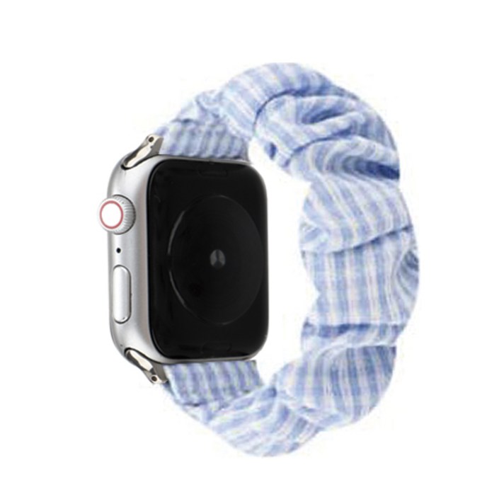 코쿼드 애플워치 6 5 4 3 2 SE 곱창밴드 스크런치 스트랩 밴드 38/40mm, 029