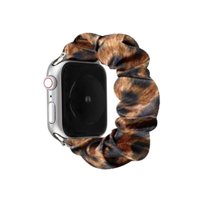 코쿼드 애플워치 6 5 4 3 2 SE 곱창밴드 스크런치 스트랩 밴드 38/40mm, 048