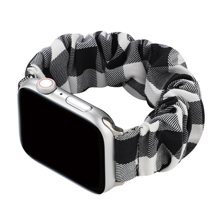 코쿼드 애플워치 6 5 4 3 2 SE 곱창밴드 스크런치 스트랩 밴드 38/40mm, 026