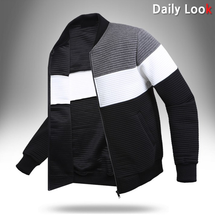 루찌 봄 가을 간절기점퍼 R2-삼단엠보 블루종 자켓 집업점퍼