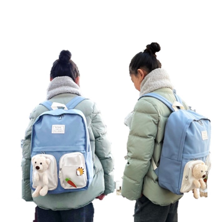 DACHYU 깜찍한 인형백팩 고학년책가방 초딩백팩
